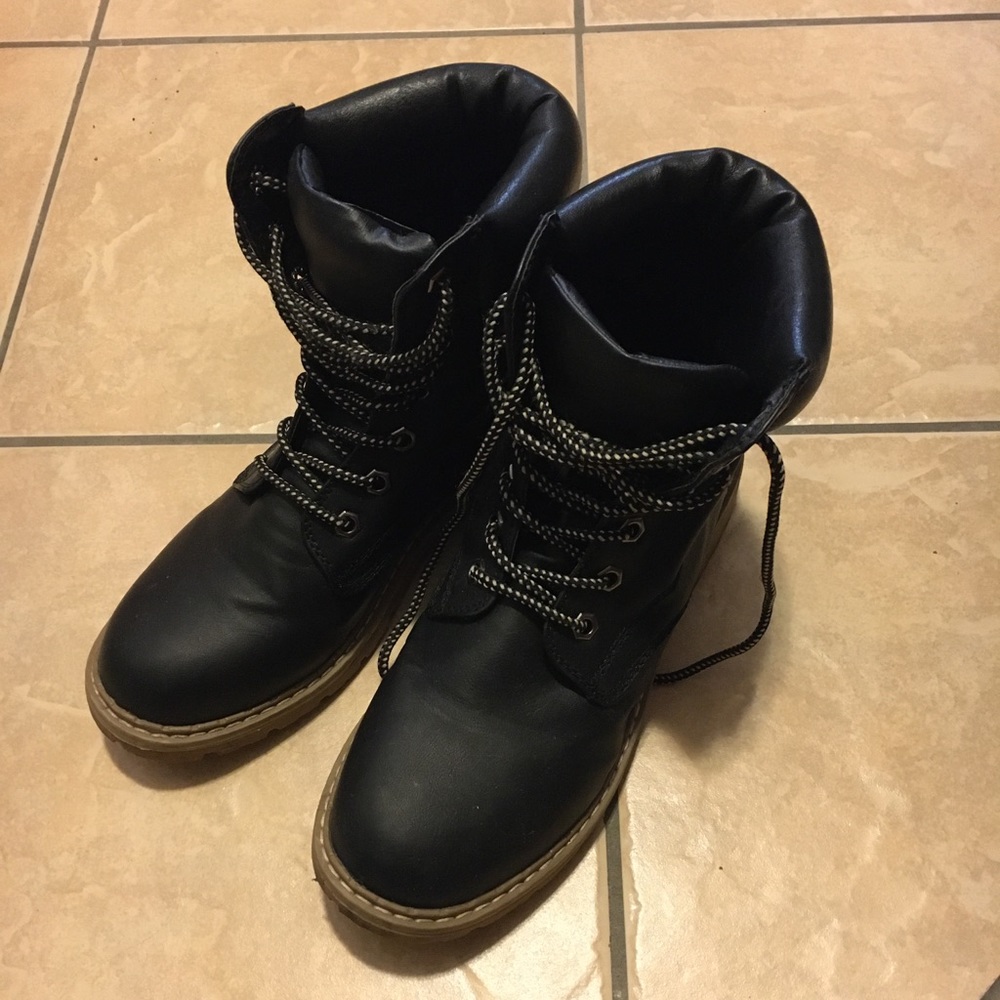 Black Combat Boots